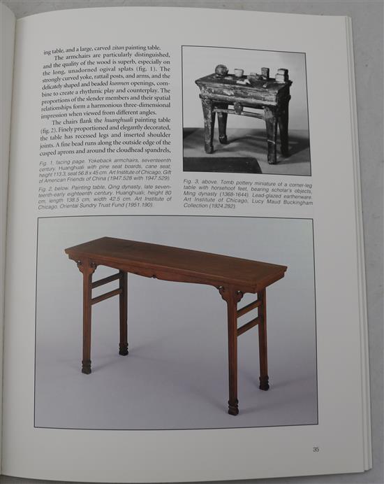 Fifteen volumes of The Journal of the Classical Chinese Furniture Society, 1990-94